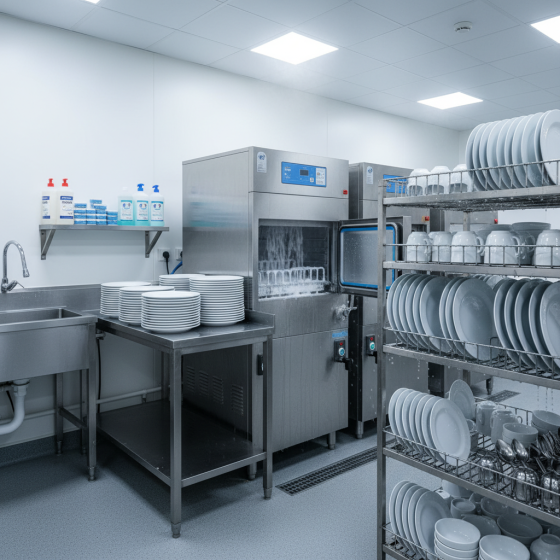 Hygiène et propreté : les coulisses du lavage de vaisselle chez Location TVM