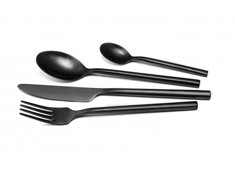 Fourchette de table noire 