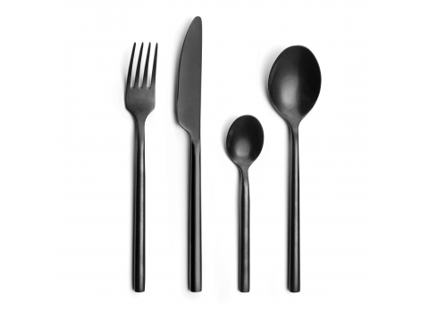Fourchette de table noire 