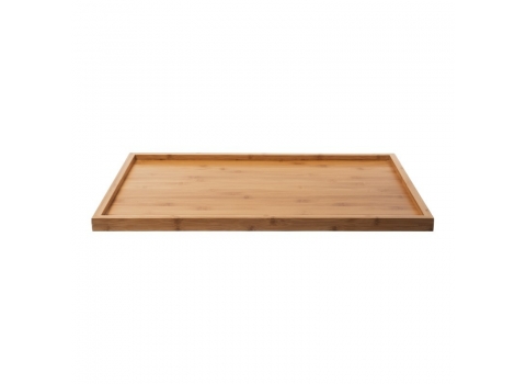 Plateau en bambou naturel 40 cm x 30 cm