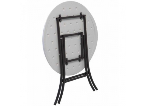 Guéridon pliant - Diamètre 84 cm   (Hauteur 74 cm)