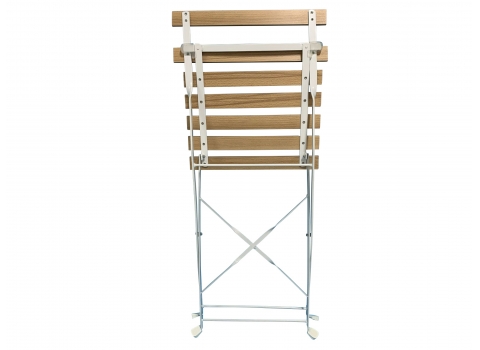 Chaise pliante lattée Square en bois