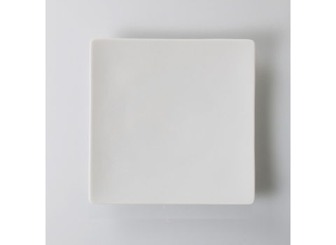 Assiette Carrée en Porcelaine 25 cm (Plat principal)