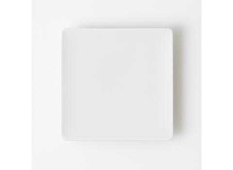 Assiette Carrée en Porcelaine 25 cm (Plat principal)