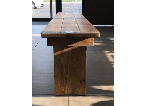 Banc Vintage en Bois 213 x 30 cm - 4 invités 