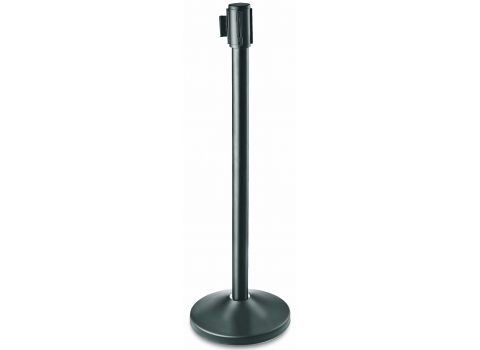 Poteau de guidage à sangle noir (L'unité) 