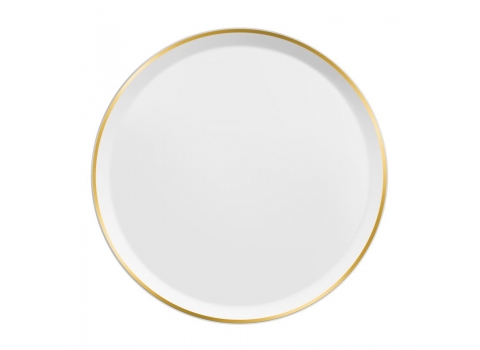 Assiettes Porcelaine de Limoges - Filet Or Ø 27 cm - Plat principal