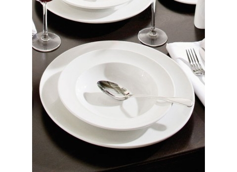 Assiette creuse Éco en porcelaine Ø 19 cm 