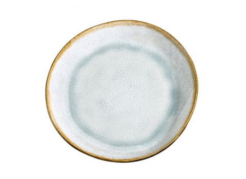 Assiette en grès - Aqua Blue Ø 20 cm (Plate) - Entrée et/ou Dessert