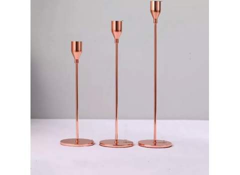 Set de 3 chandeliers Or Rose