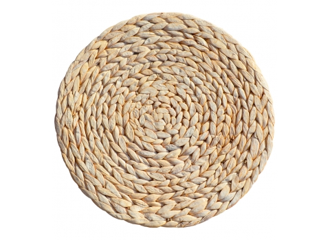 Set de table en jacinthe d'eau naturelle : Ø 35 cm