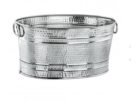 Vasque martelée en Inox 