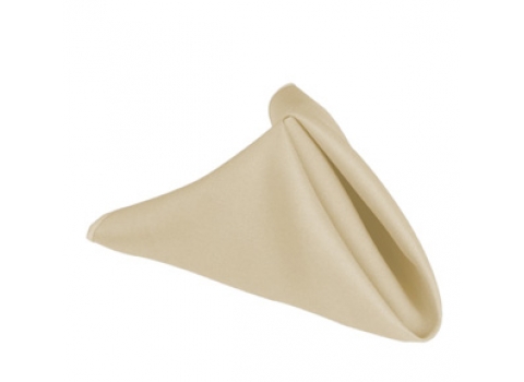 Serviette de table Beige - 50 cm x 50 cm 