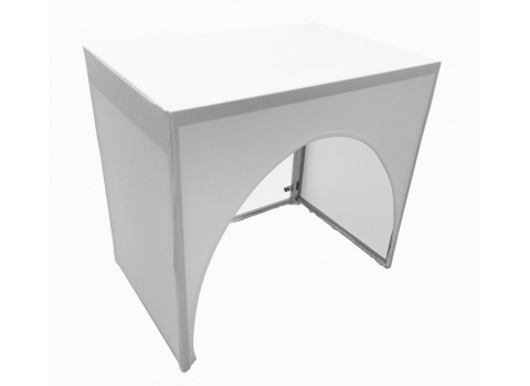 Pack Petit Buffet CUBE 120 x 80 - Haut.110 cm + Housse blanche