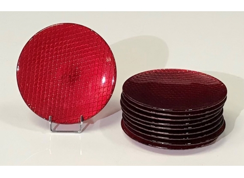 Assiette mini  Ø 14 cm : Rouge