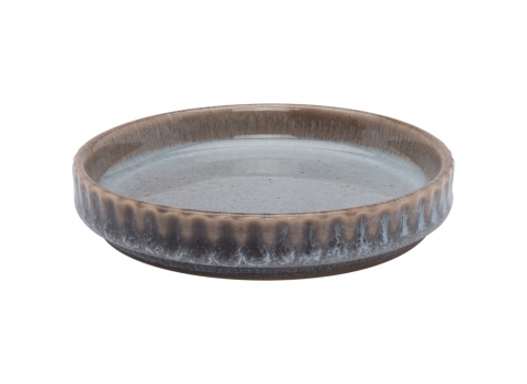 Assiette mini en grès Ø 10,5 cm : Taupe 