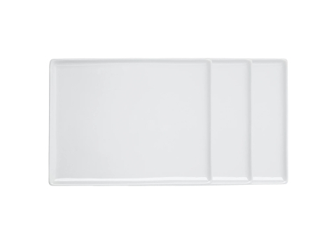 Plat rectangulaire de dressage 24 x 31 cm