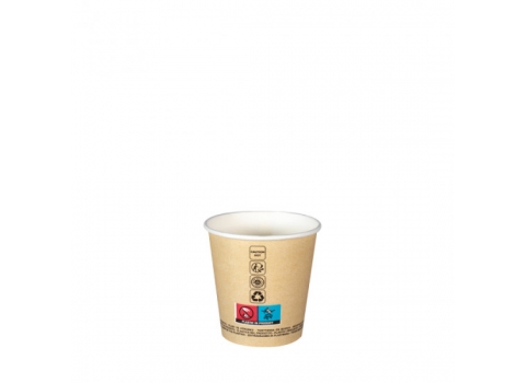 50 Gobelets Café en carton kraft 12 cL