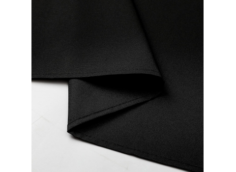 Nappe carrée Noire Unie 180 cm x 180 cm