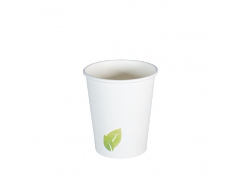 50 Gobelets carton blanc feuille 25 cL