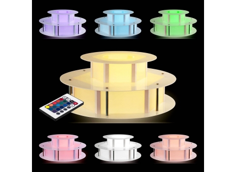 Base Lumineuse pour Grande Fontaine à Chocolat Ø 1 mètre 