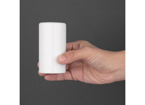 Ensemble sel et poivre en porcelaine blanche (2 pièces)