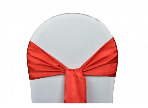 Noeud de chaise  en Satin Rouge
