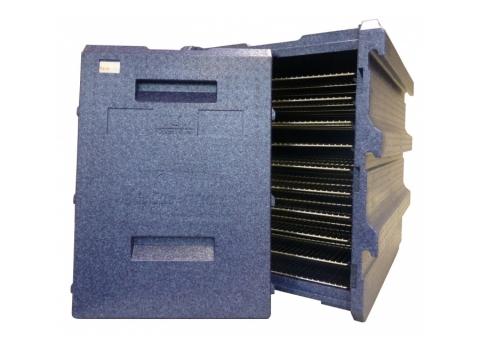 Coffre Isotherme PPE Ultra-Léger 128 Litres + 5 Grilles 