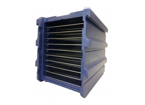 Coffre Isotherme PPE Ultra-Léger 128 Litres + 5 Grilles 