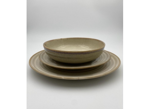 Assiette en grès - Dune Ø 18 cm - Creuse