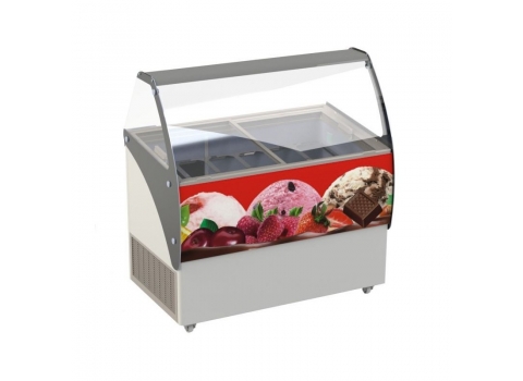 Vitrine à glaces 45L - 9 bacs