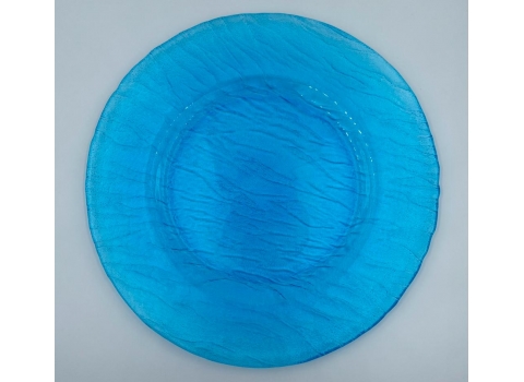 Assiette de présentation Ø 32 cm : Bleue   