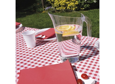 Nappe en papier damassé vichy en rouleau 1,18m x 25m