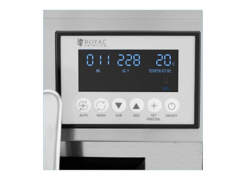 Machine à glace italienne 2140W - 3 parfums - 2 x 6 Litres