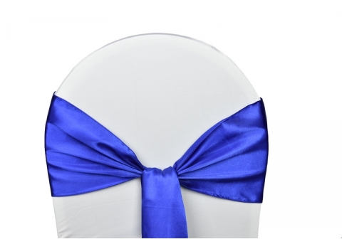 Noeud de chaise en Satin Bleu Roi