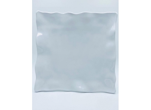 Assiette Carrée de dressage Incassable - 35 x 35 cm (Grand)