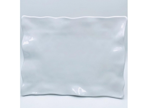 Assiette Rectangulaire de dressage Incassable - 35 x 43 cm  (Grand)