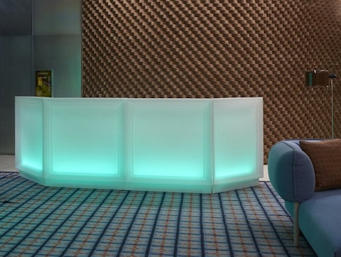 Bar lumineux Droit sans fil  L.100 x H.110 cm x Prof.64,5 cm