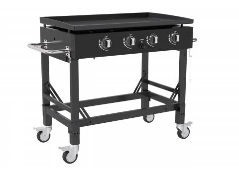 Plancha à gaz PRO Mobile - 120cm x 62cm - 14,8 kW 