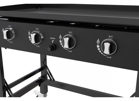 Plancha à gaz PRO Mobile - 120cm x 62cm - 14,8 kW 
