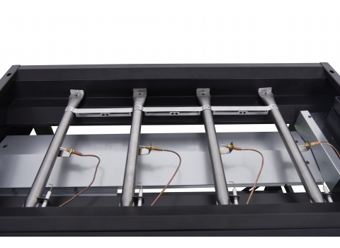 Plancha à gaz PRO Mobile - 120cm x 62cm - 14,8 kW 