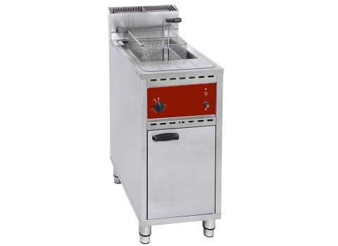 Friteuse gaz PRO sur coffre 16 litres - 14 Kw