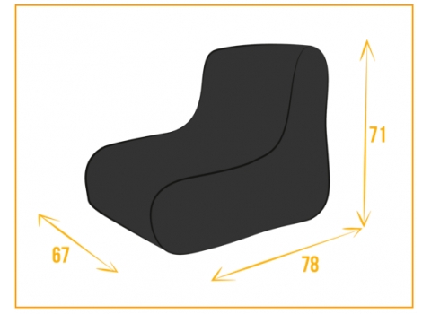 Fauteuil gonflable