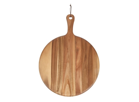 Planchette ronde en acacia Ø 35 cm