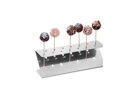 Support Inox de présentation pour gaufres, barbes à papa et cake-pops