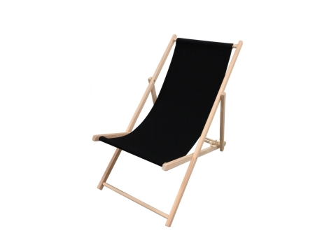 Chaise longue Chilienne Transat Noire
