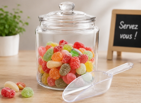 Pelle à bonbons transparente – 180 ml
