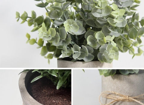 Set de 4 Plantes décoratives à poser 