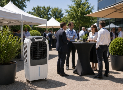 Rafraîchisseur d'air mobile professionnel 8000 m³/h - 450 w