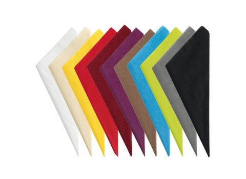 50 serviettes en papier Blanches